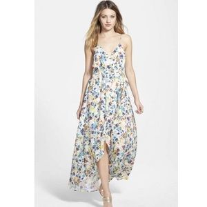 June and Hudson Floral Maxi Wrap Dress